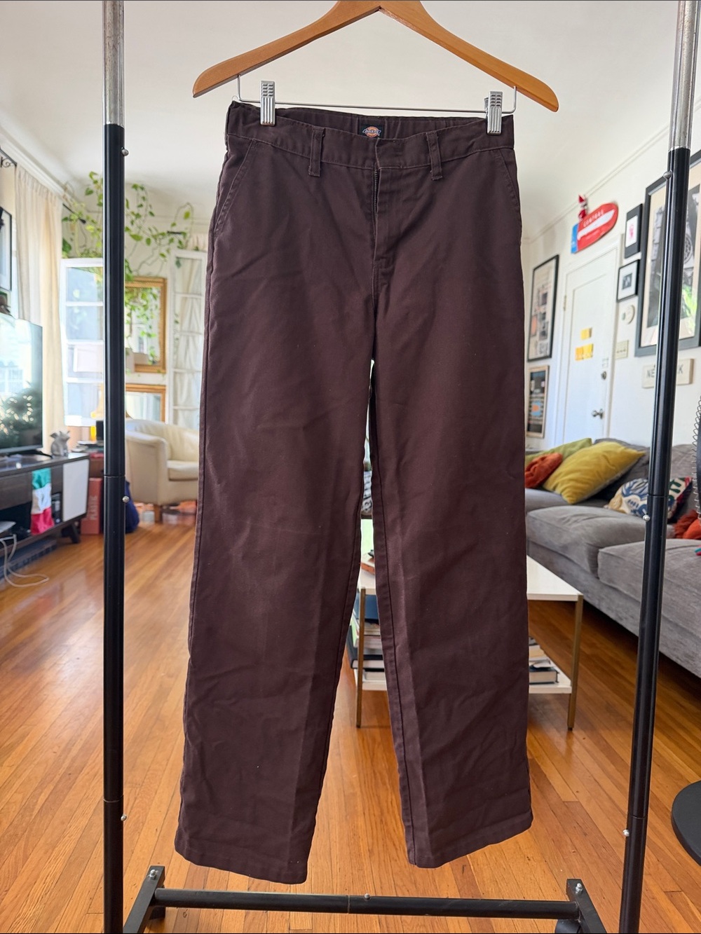 Dickies kids Dark Brown Straight-Leg Chinos